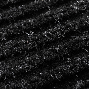 Schwarze Türmatte PVC 90x120 cm