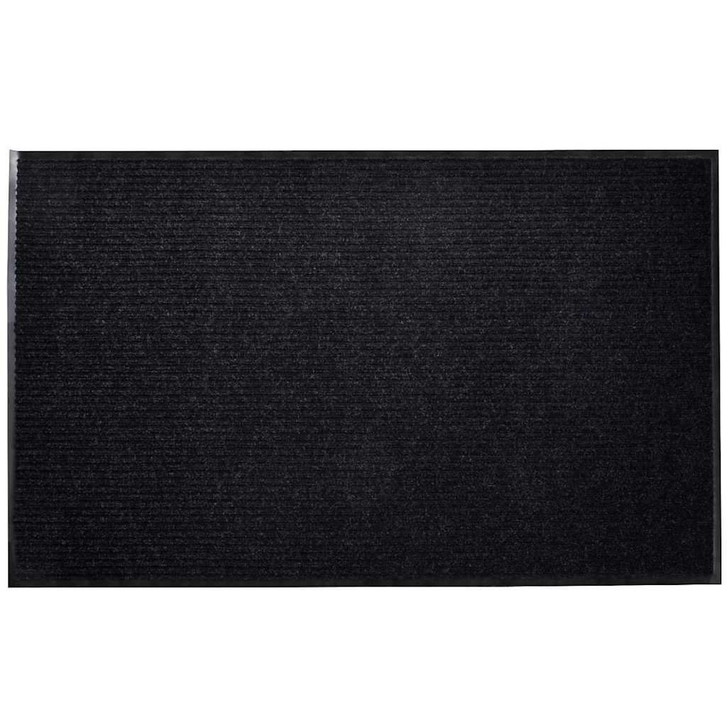 Schwarze Türmatte PVC 90x150 cm
