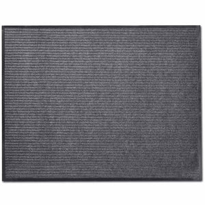 vidaXL Paillasson gris 90 x 60 cm PVC