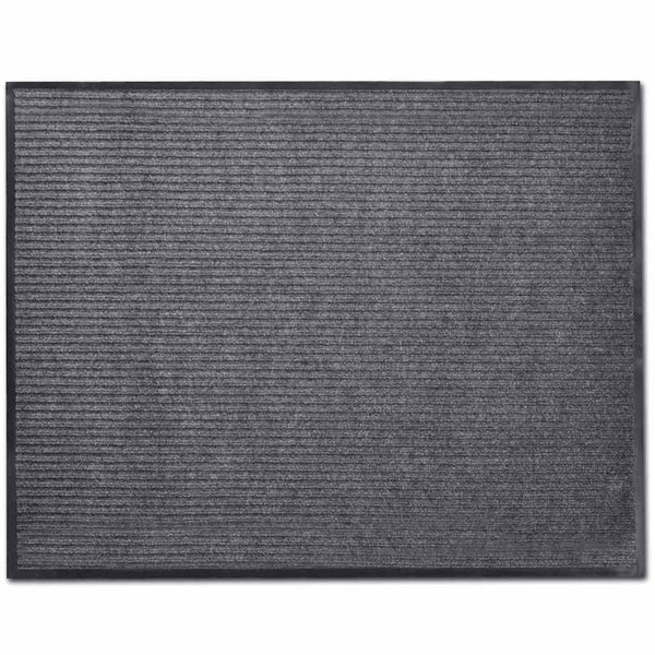 vidaXL Paillasson gris 90 x 60 cm PVC