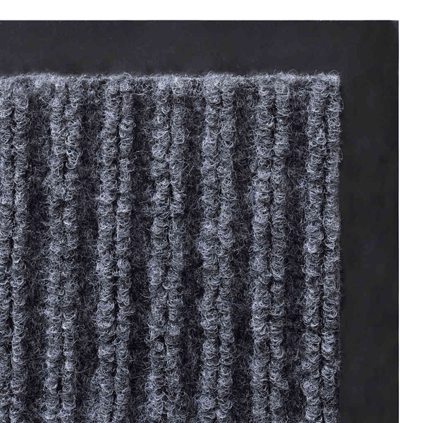 vidaXL Paillasson gris 90 x 60 cm PVC