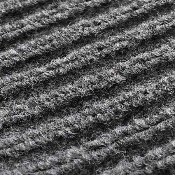 vidaXL Paillasson gris 90 x 60 cm PVC