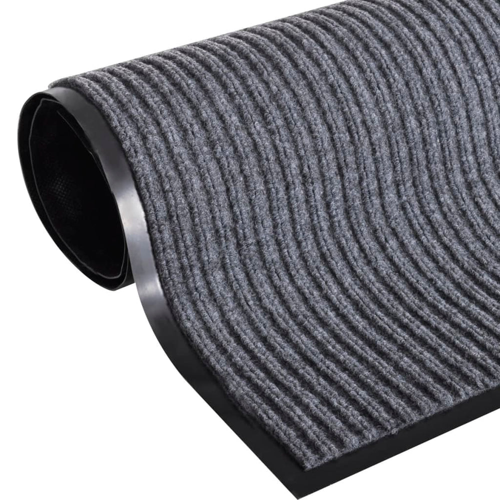 Graue Türmatte 90x120 cm PVC