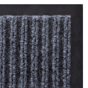 vidaXL Paillasson gris 90 x 150 cm PVC