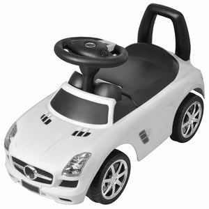 Weißes Tretauto für Kinder