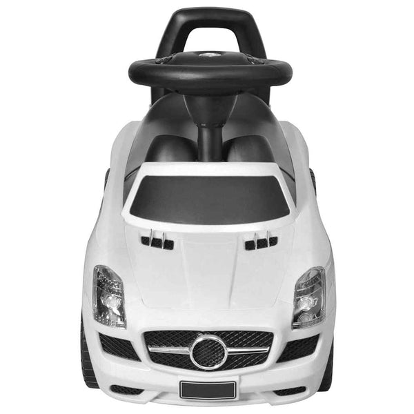 Weißes Tretauto für Kinder