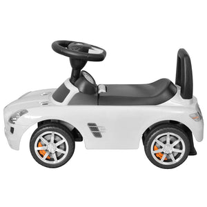 Weißes Tretauto für Kinder