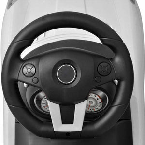 Weißes Tretauto für Kinder