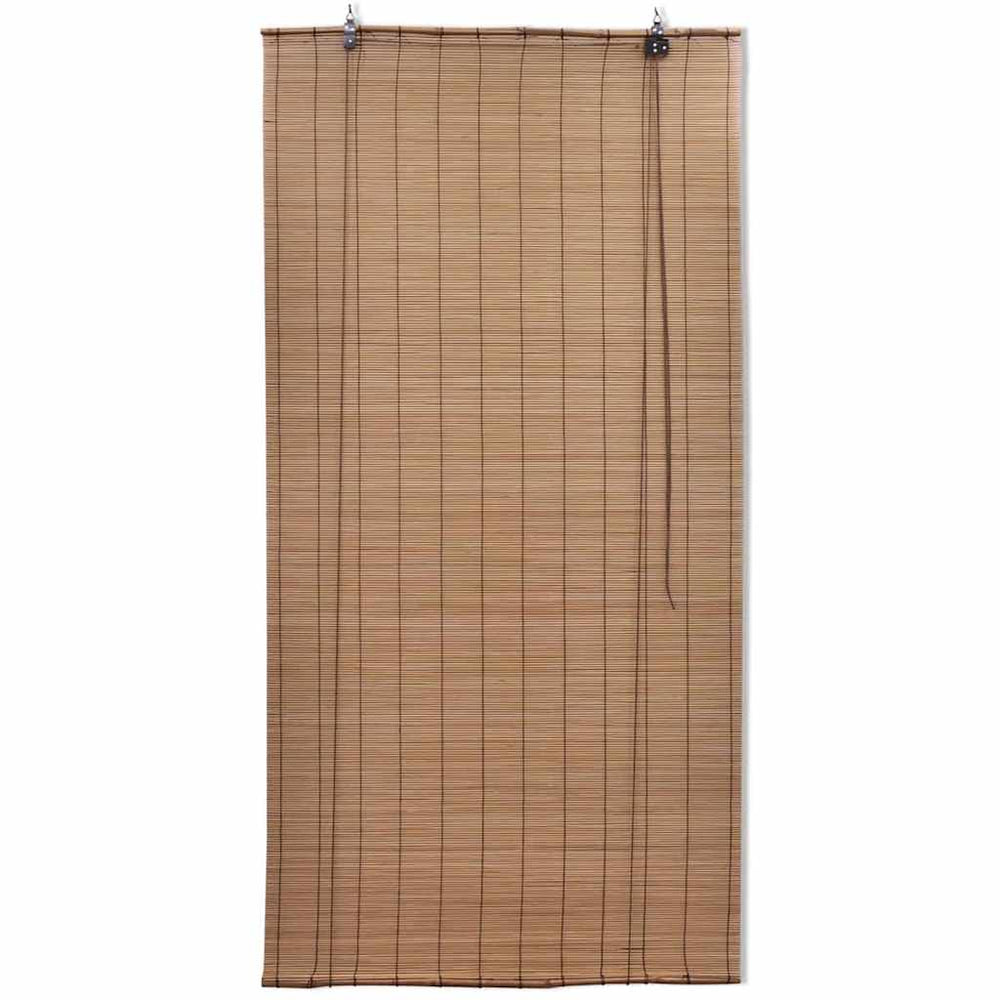 Store en bambou marron 80x160 cm