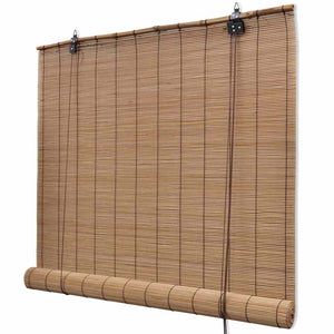 Store en bambou marron 100x160 cm