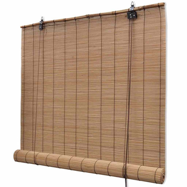 Store en bambou marron 100x160 cm