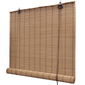 Bambus Rollo Braun 120x160 cm