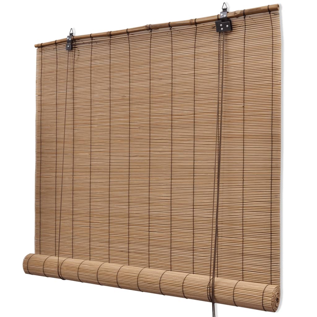 Bambus Rollo Braun 120x160 cm