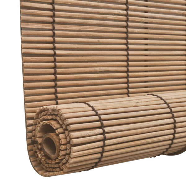 Store en bambou marron 120x160 cm