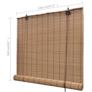 Bambus Rollo Braun 120x160 cm