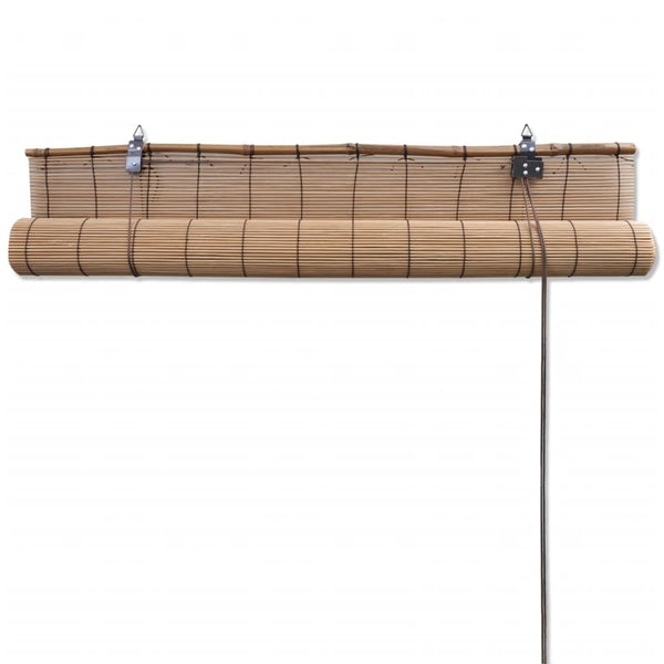 Store en bambou marron 120x220 cm