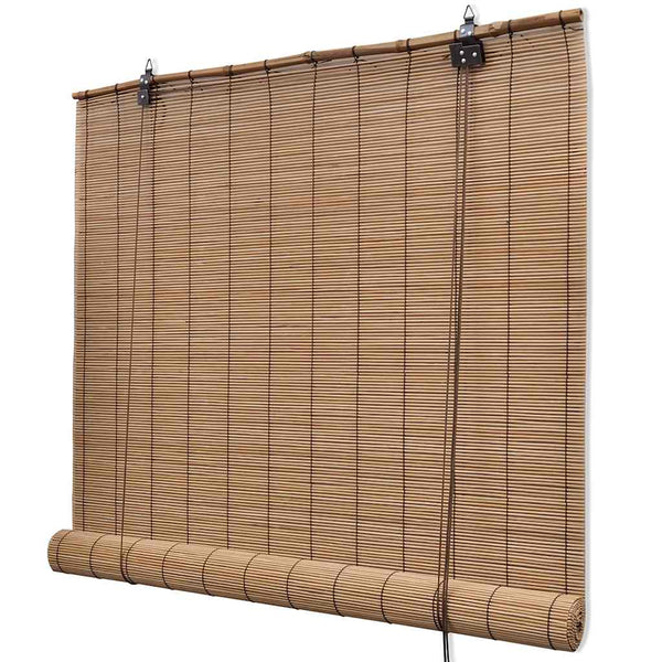 Store en bambou marron 150x220 cm