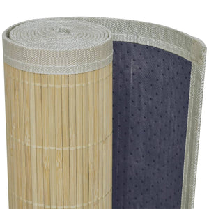 Bambus Teppich Natur 80x200 cm
