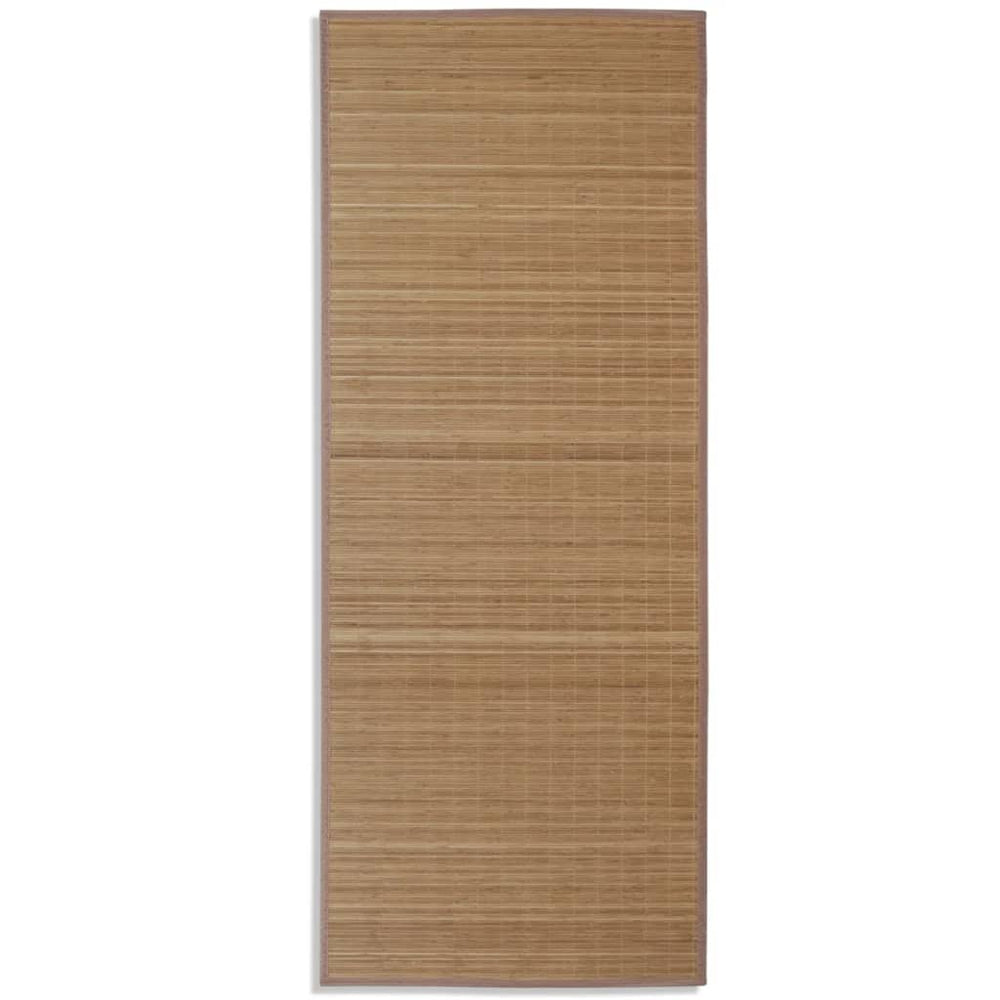 Tapis Bambou Marron Rectangulaire 80x200 cm