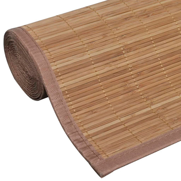 Bambus Teppich Braun 80x200 cm