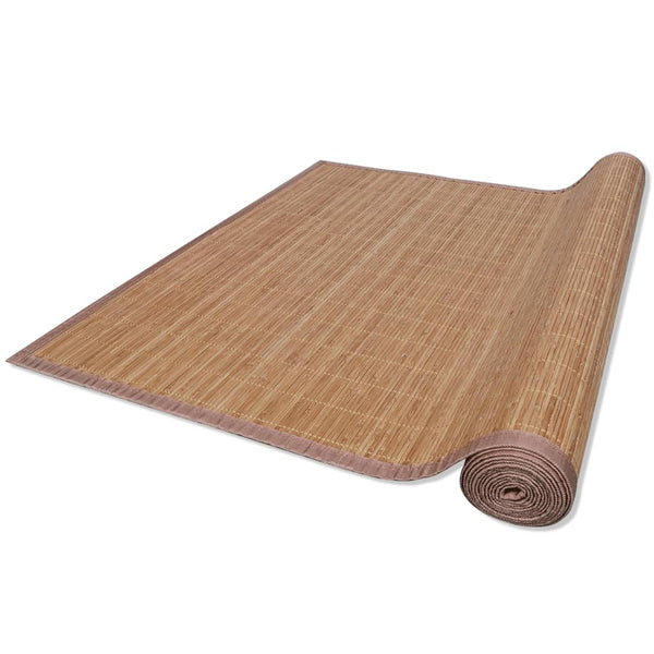 Bambus Teppich Braun 80x300 cm