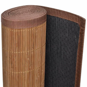 Bambus Teppich Braun 150x200 cm