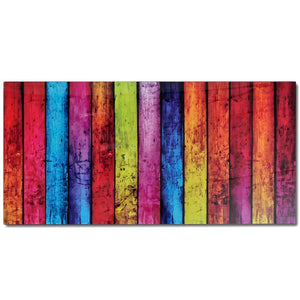 Couchtisch mit Regenbogen-Glasplatte