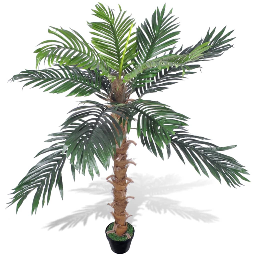 Künstliche Kokospalme 140cm mit Topf