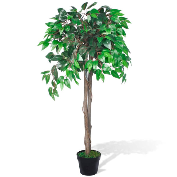 Künstlicher Ficus Baum 110cm mit Topf