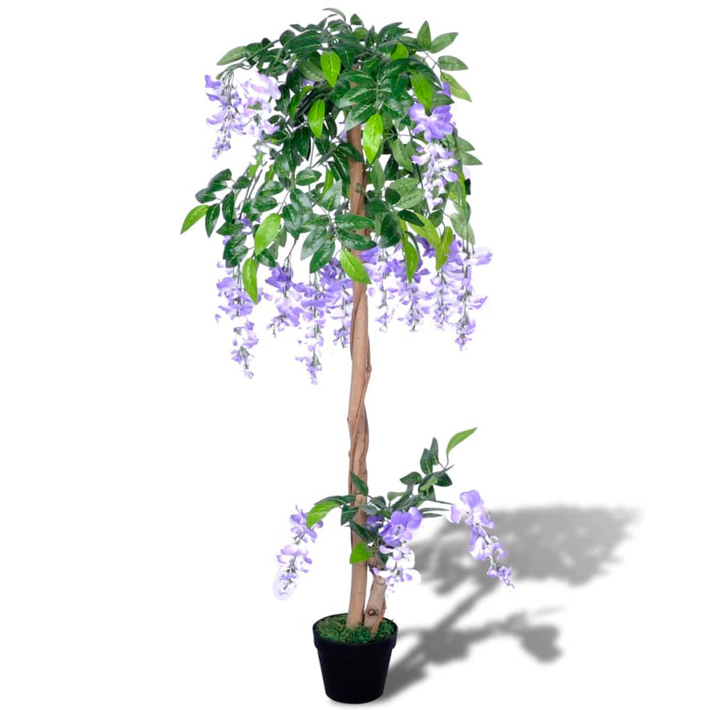 Künstliche Glyzinie mit Topf 120cm
