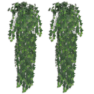 Künstlicher Efeu 90cm, 2er-Set