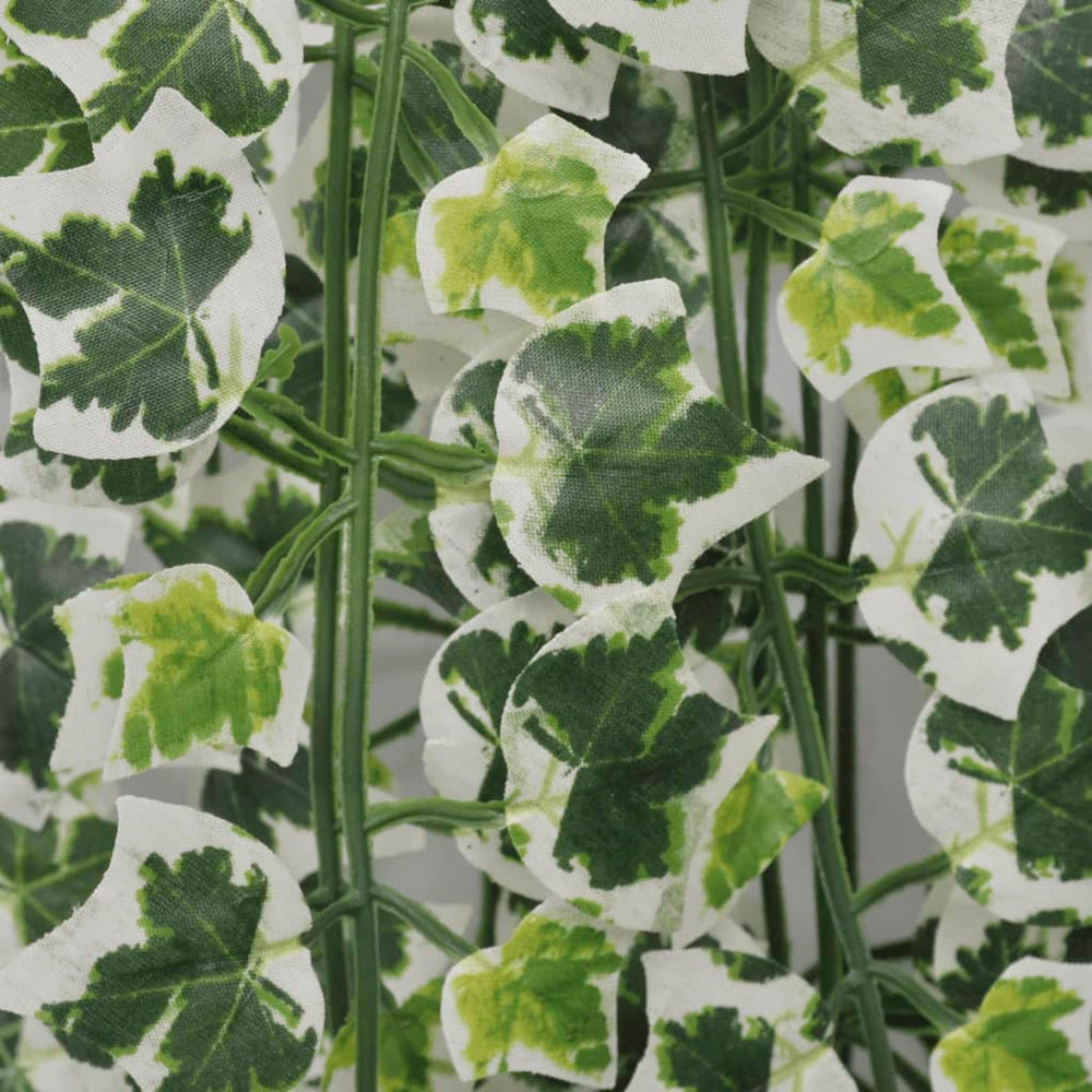 Künstlicher Efeu Grün-Weiß 90cm (2 Stück)