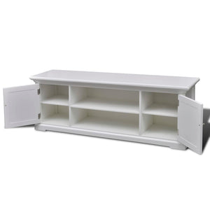 TV-Schrank Weiß Holz