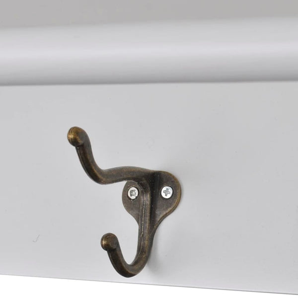 Küchen Hängeschrank Holz Weiß Glastür