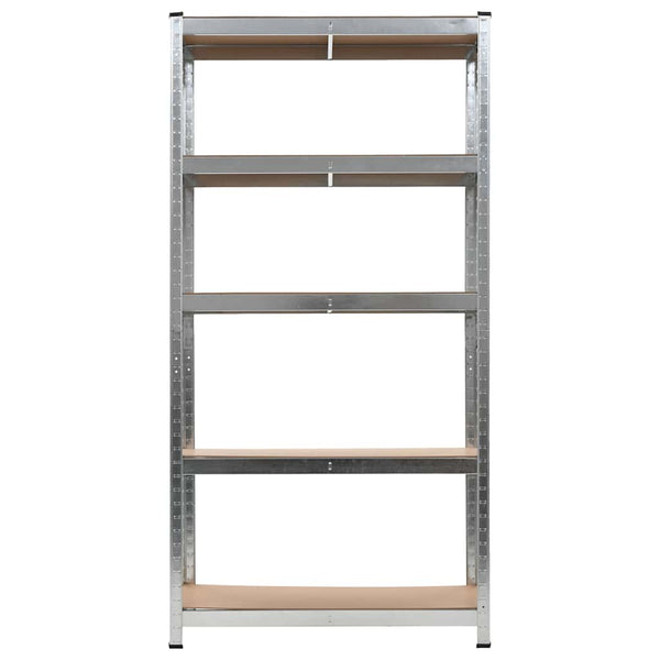 vidaXL Étagères de rangement 2 pcs Argentées