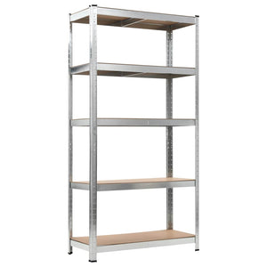 vidaXL Étagères de rangement 2 pcs Argentées