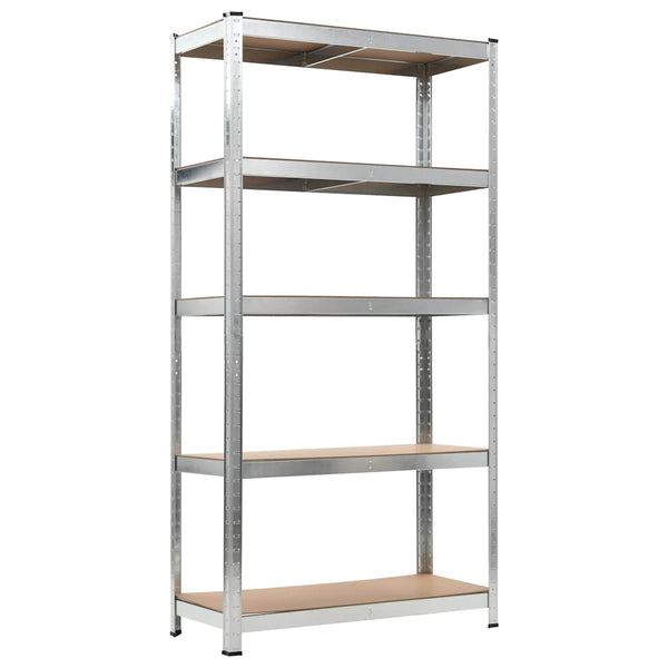 vidaXL Étagères de rangement 2 pcs Argentées