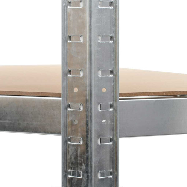 vidaXL Étagères de rangement 2 pcs Argentées