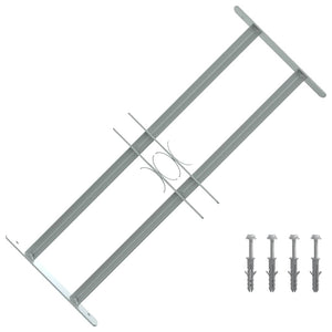 Fenstergitter Verstellbar mit 2 Querstäben 500-650 mm