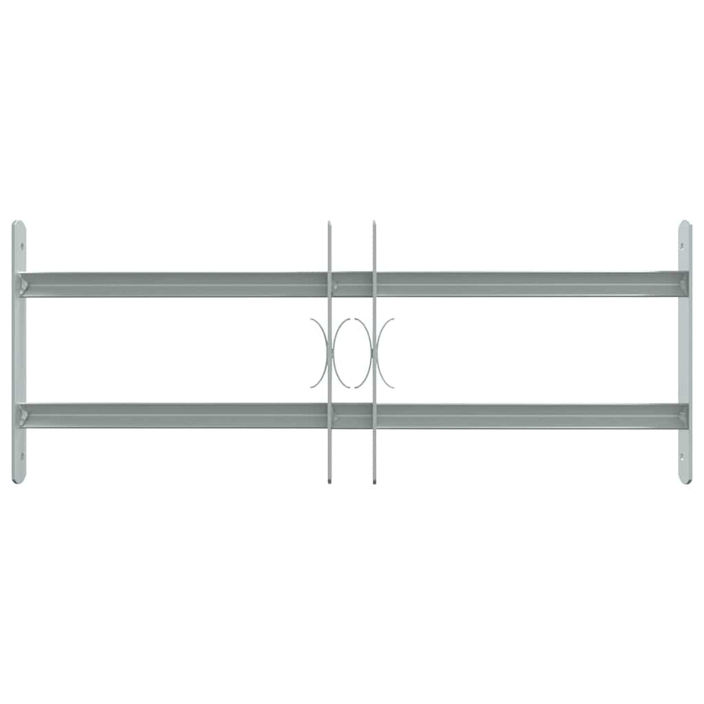 Fenstergitter Verstellbar mit 2 Querstäben 500-650 mm