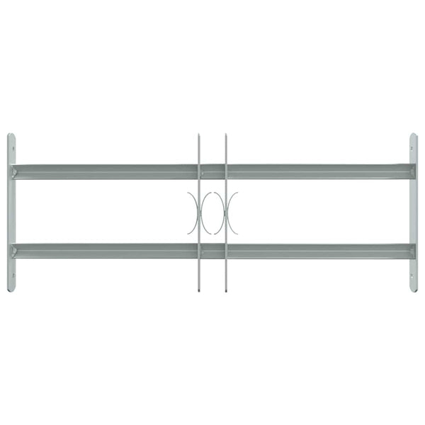 Fenstergitter Verstellbar mit 2 Querstäben 500-650 mm