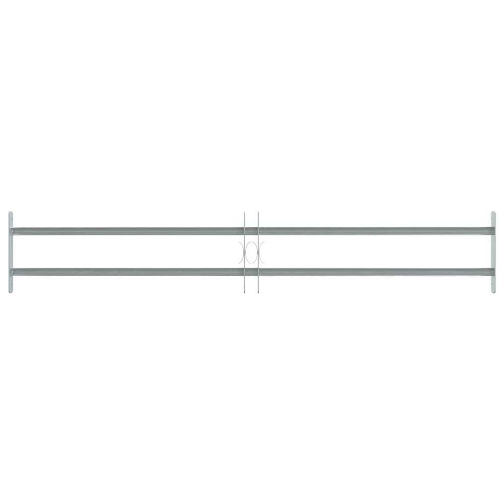 Fenstergitter Verstellbar mit 2 Querstäben 1000-1500 mm
