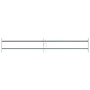 Fenstergitter Verstellbar mit 2 Querstäben 1000-1500 mm