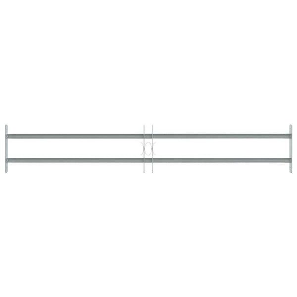 Fenstergitter Verstellbar mit 2 Querstäben 1000-1500 mm