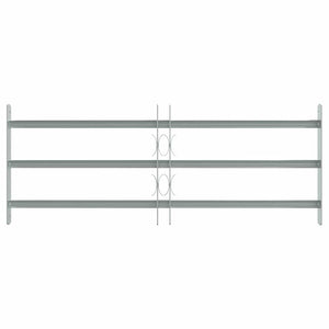 Fenstergitter Verstellbar mit 3 Querstäben 700-1050 mm