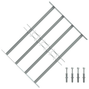 Fenstergitter Verstellbar mit 4 Querstäben 500-650 mm