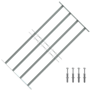 Fenstergitter Verstellbar mit 4 Querstäben 700-1050 mm