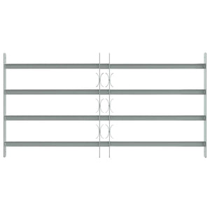 Fenstergitter Verstellbar mit 4 Querstäben 700-1050 mm