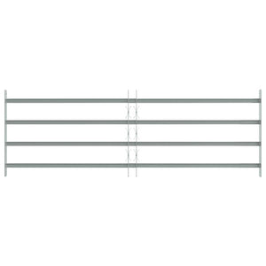 Fenstergitter Verstellbar mit 4 Querstäben 1000-1500 mm