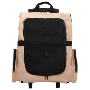 Trolley für Haustiere 3-in-1 Faltbar Beige